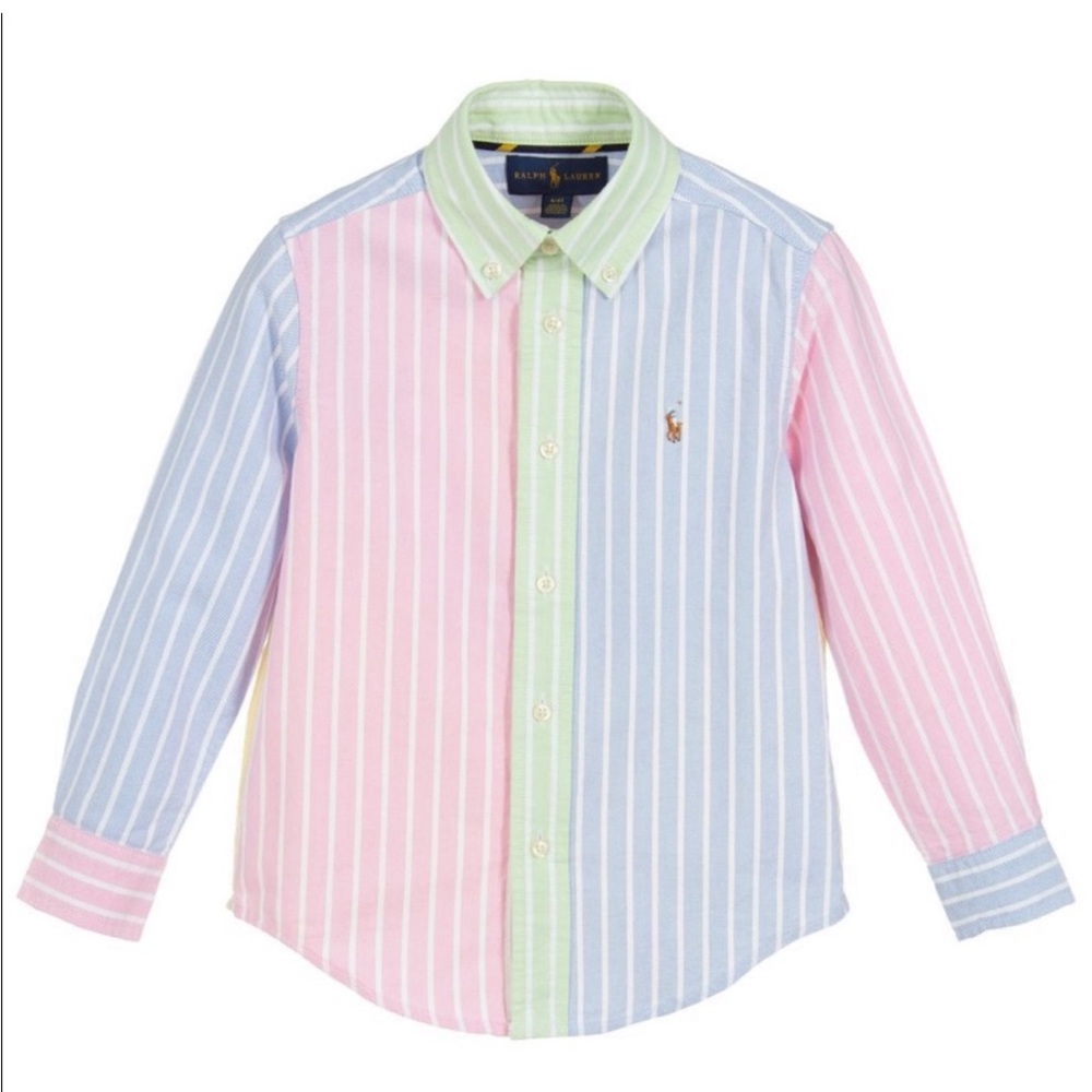 Ralph Lauren toddler Striped Multicolor Shirt size 3T